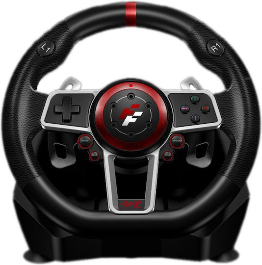 FlashFire Suzuka Wheel 900R Τιμονιέρα με Μοχλό Ταχυτήτων και Πετάλια για PC / PS3 / PS4 / Switch / XBOX One / Xbox Series X/S με 900° Περιστροφής