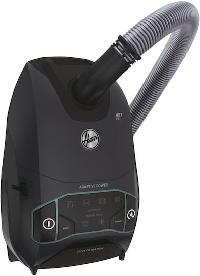 Hoover 011 H-energy 700 Ηλεκτρική Σκούπα 850W με Σακούλα 6lt Μαύρη