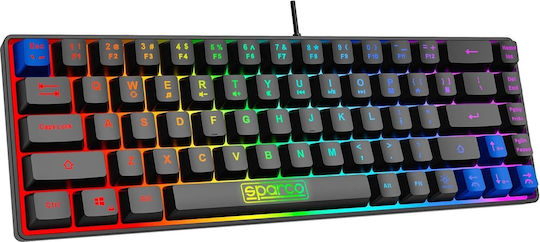 Sparco Gaming Πληκτρολόγιο με RGB φωτισμό (Αγγλικό US)