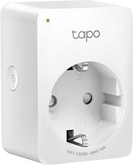 TP-LINK TAPO P100 v1 Smart Μονόπριζο με Διακόπτη TAPO-P100