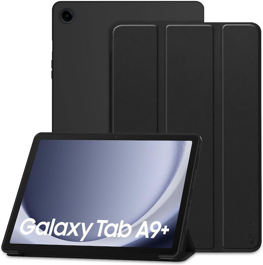 Tech-Protect Smartcase Flip Cover Μαύρη (Galaxy Tab A9+)