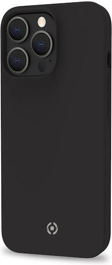 Celly Back Cover Σιλικόνης Μαύρο (iPhone 14 Pro)