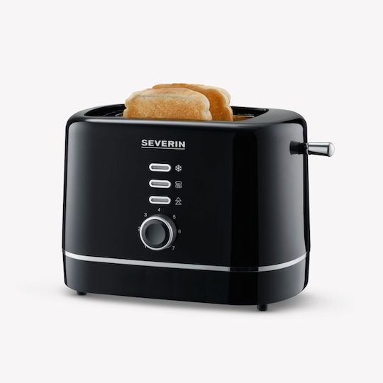 Severin 4321000 Φρυγανιέρα 2 Θέσεων 850W Μαύρη