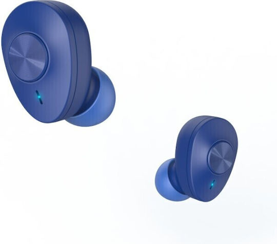 HAMA Freedom Buddy In-ear Bluetooth Handsfree Ακουστικά με Θήκη Φόρτισης Μπλε