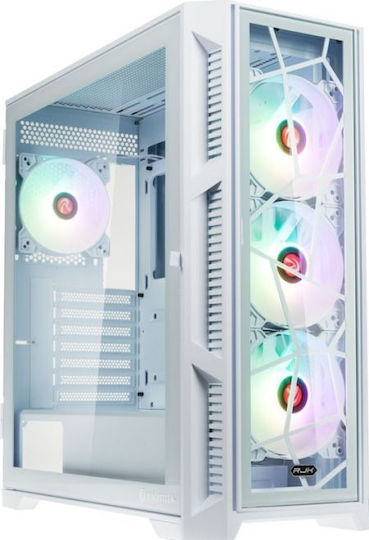 Raijintek Ponos Ultra TG4 Midi Tower Κουτί Υπολογιστή Coating White