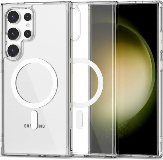 Tech-Protect Flexair Hybrid MagSafe Back Cover Σιλικόνης Διάφανο (Galaxy S24 Ultra)