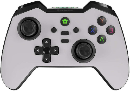 Genesis Mangan 400 Ασύρματο Gamepad για Android / PC / Switch Λευκό
