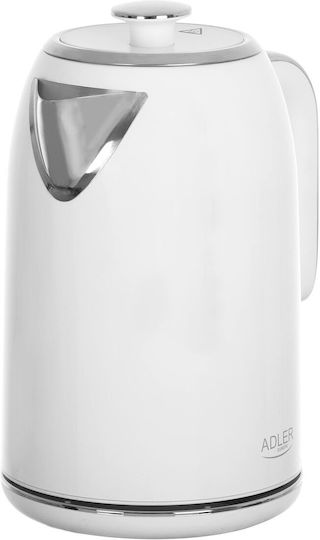 Adler Βραστήρας 1.7lt 2200W White AD 1341