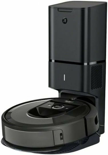 iRobot Roomba Combo I8+ Σκούπα Ρομπότ για Σκούπισμα & Σφουγγάρισμα με Χαρτογράφηση και Wi-Fi Μαύρη