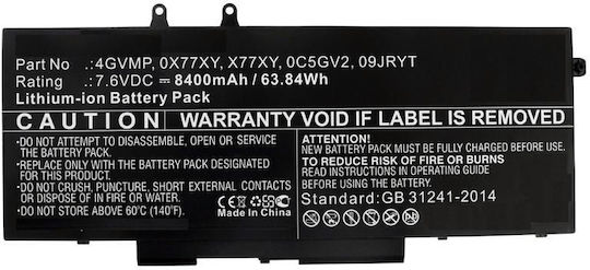 CoreParts Συμβατή Μπαταρία για Dell Latitude Latitude 14 5400, Latitude 14 5500 με 8000mAh (MBXDE-BA0182)