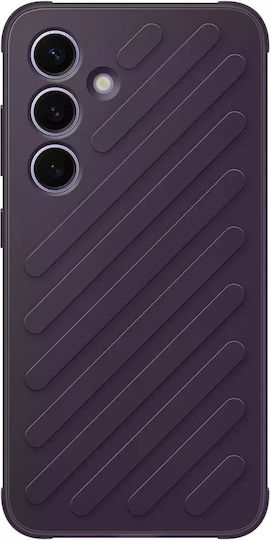 Samsung Back Cover Πλαστικό Σετ με Τζαμάκι Dark Violet (Galaxy S24) GP-FPS921SACVW