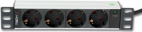 Techly Πολύπριζο Rack 100464 1τμχ