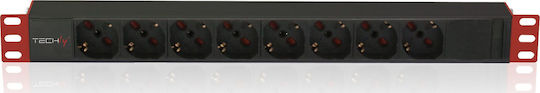 Techly Πολύπριζο Rack 107746 1τμχ