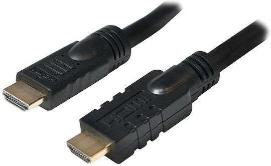 LogiLink Cable HDMI male - HDMI male 30m Μαύρο CHA0030