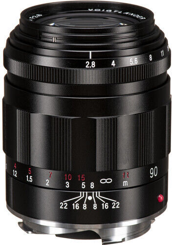 Voigtlander Full Frame Φωτογραφικός Φακός Apo-Skopar 90mm f/2.8 Telephoto για Leica M Mount Μαύρος