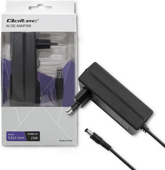 Qoltec Universal Τροφοδοτικό 5 5A 25W (50780)