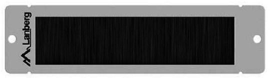 Lanberg Πάνελ Βούρτσας για Rack 10" Γκρι AK-1104-S
