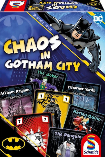 Επιτραπέζιο Παιχνίδι DC Super Hero: Batman - Chaos in Gotham City για 2-6 Παίκτες 8+ Ετών 49429 (EN) Schmidt Spiele