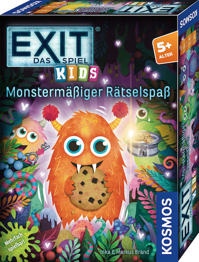 Επιτραπέζιο Παιχνίδι EXIT Kids Μοναδικά Γρίφοι για 2-4 Παίκτες 5+ Ετών 683733 (GER) Kosmos