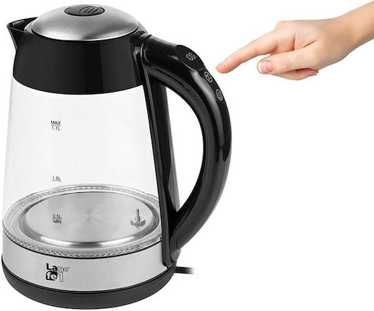 Lafe CEG015 Βραστήρας 1.7lt 2200W Μαύρος