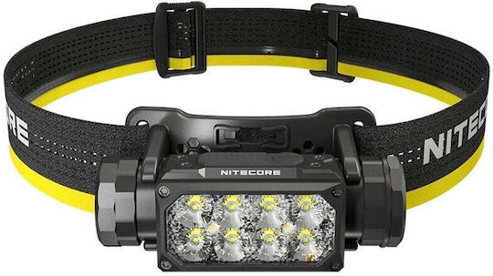 NiteCore Επαναφορτιζόμενος Φακός Κεφαλής LED IP68 Διπλής Λειτουργίας με Μέγιστη Φωτεινότητα 2000lm Hc65 9110101358