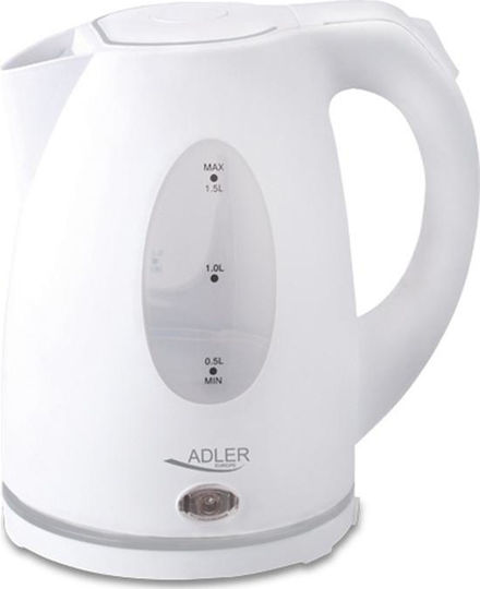 Adler AD 1207 Βραστήρας 1.5lt 2000W Λευκός