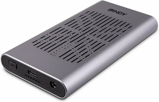 Lindy Θήκη για Σκληρό Δίσκο M.2 SATA III NVME με σύνδεση USB 3.2 Type-C 43382