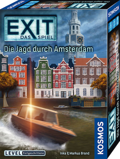 Επιτραπέζιο Παιχνίδι EXIT - Das Spiel: Die Jagd durch Amsterdam για 1-4 Παίκτες 12+ Ετών 683696 (GER) Kosmos