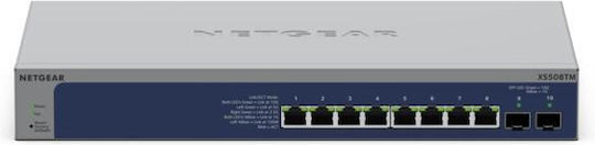 NetGear XS508TM Managed L2 Switch με 8 Θύρες Ethernet και 2 SFP Θύρες
