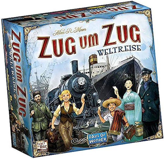Επιτραπέζιο Παιχνίδι Zug Um Zug: Weltreise για 2-5 Παίκτες 10+ Ετών DOW0003 (GER) Asmodee