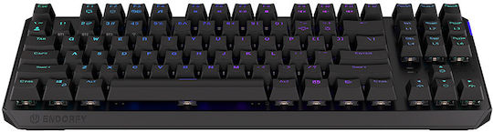 Endorfy Thock Ασύρματο Gaming Μηχανικό Πληκτρολόγιο Tenkeyless με Kailh Box Red διακόπτες και RGB φωτισμό (Αγγλικό US)
