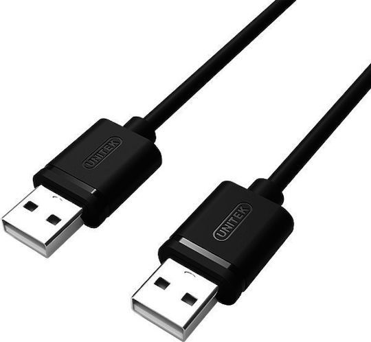 Unitek USB 2.0 Cable USB-A male - USB-A male 1.5m Y-C442GBK