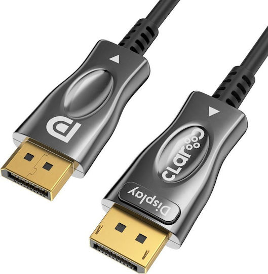 Claroc Cable DisplayPort male - DisplayPort male 15m Μαύρο (CLAROC-DP-14-30M)