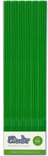 3Doodler PLA 3D Printer Filament 3mm Πράσινο 0.002kg PL03-GRAS (Refill)
