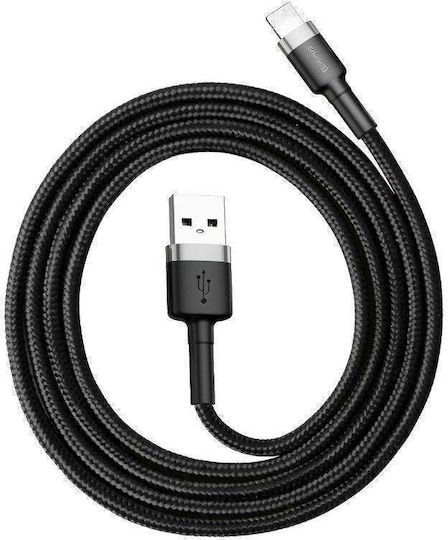 Baseus Cafule USB-A to Lightning Cable Γκρι 0.5m