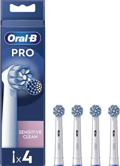 Oral-B Pro Sensitive Clean Ανταλλακτικές Κεφαλές για Ηλεκτρική Οδοντόβουρτσα 4τμχ