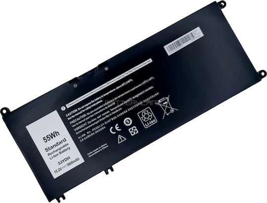 33ydh Μπαταρία Laptop Dell 3 Κύτταρα 15.2v 55wh