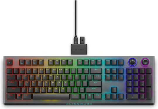 Dell Alienware Tri-Mode AW920K Ασύρματο Gaming Μηχανικό Πληκτρολόγιο με Cherry MX Red διακόπτες και RGB φωτισμό (Αγγλικό US)