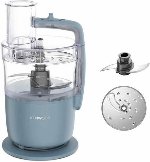 Kenwood Multipro Go Πολυμίξερ 650W με Κάδο 1.3lt και Κανάτα Μπλέντερ Γκρι