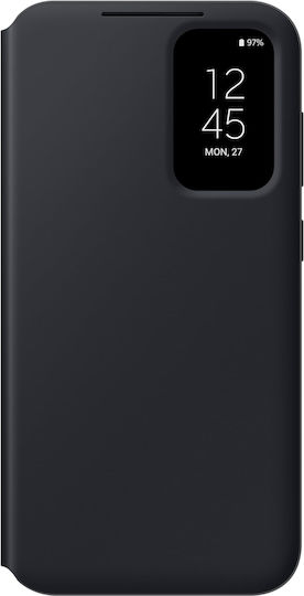 Samsung Smart View Wallet Πλαστικό Μαύρο (Galaxy S23 FE) EF-ZS711CBEGWW