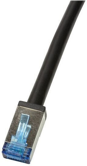 LogiLink S/FTP Cat.6a Καλώδιο Δικτύου Ethernet εξωτερικού χώρου 7.5m Μαύρο 1τμχ CQ7083S
