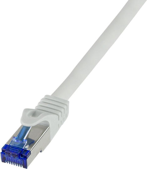 LogiLink S/FTP Cat.6a Καλώδιο Δικτύου Ethernet 2m Γκρι 1τμχ C6A052S