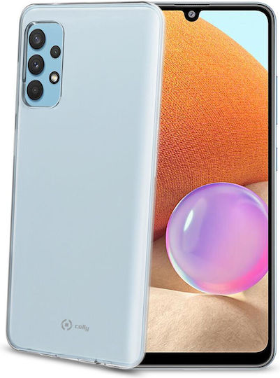 Celly Back Cover Σιλικόνης / Πλαστικό Διάφανο (Galaxy A32 4G) GELSKIN962