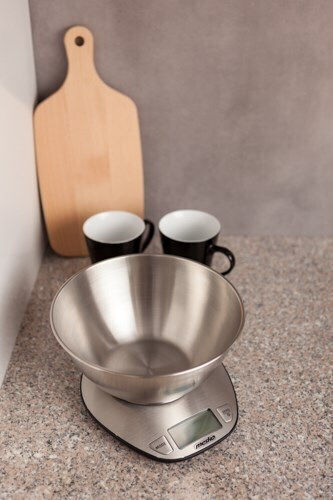 Adler Ψηφιακή Ζυγαριά Κουζίνας 1gr/5kg Γκρι MS 3152