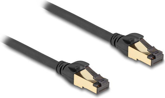 DeLock S/FTP Cat.7 Καλώδιο Δικτύου Ethernet 1m Μαύρο 1τμχ (80248)