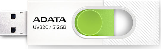 Adata Uv320 512GB USB 2.0 Stick Λευκό