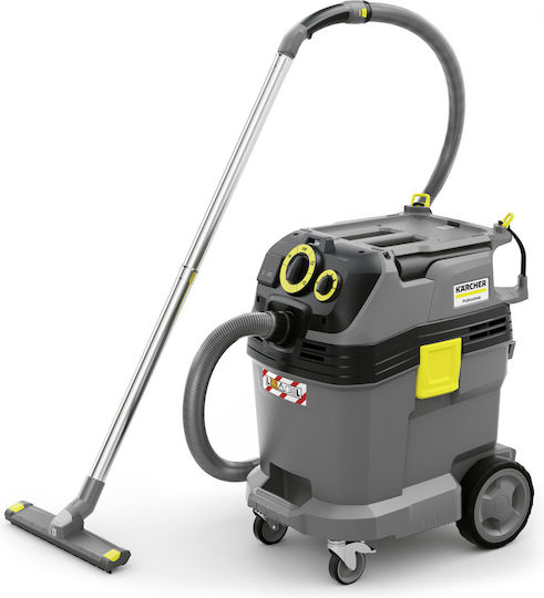 Karcher NT 40/1 Tact Te L Σκούπα Υγρών / Στερεών 1380W με Πλαστικό Κάδο 40lt