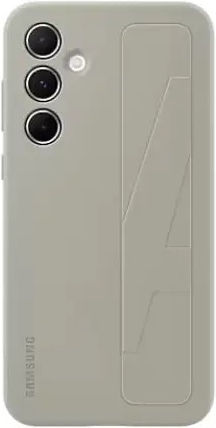Samsung Standing Grip Back Cover Σιλικόνης Γκρι (Samsung A55) EF-GA556TJEGWW