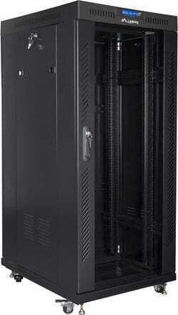 Lanberg Επιδαπέδια Καμπίνα Rack 37U Γκρι FF01-8037-12BL