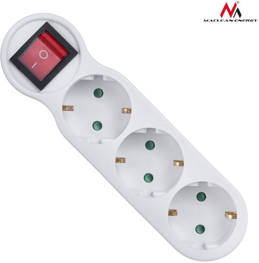 Maclean Energy Πολύπριζο με Διακόπτη MCE216